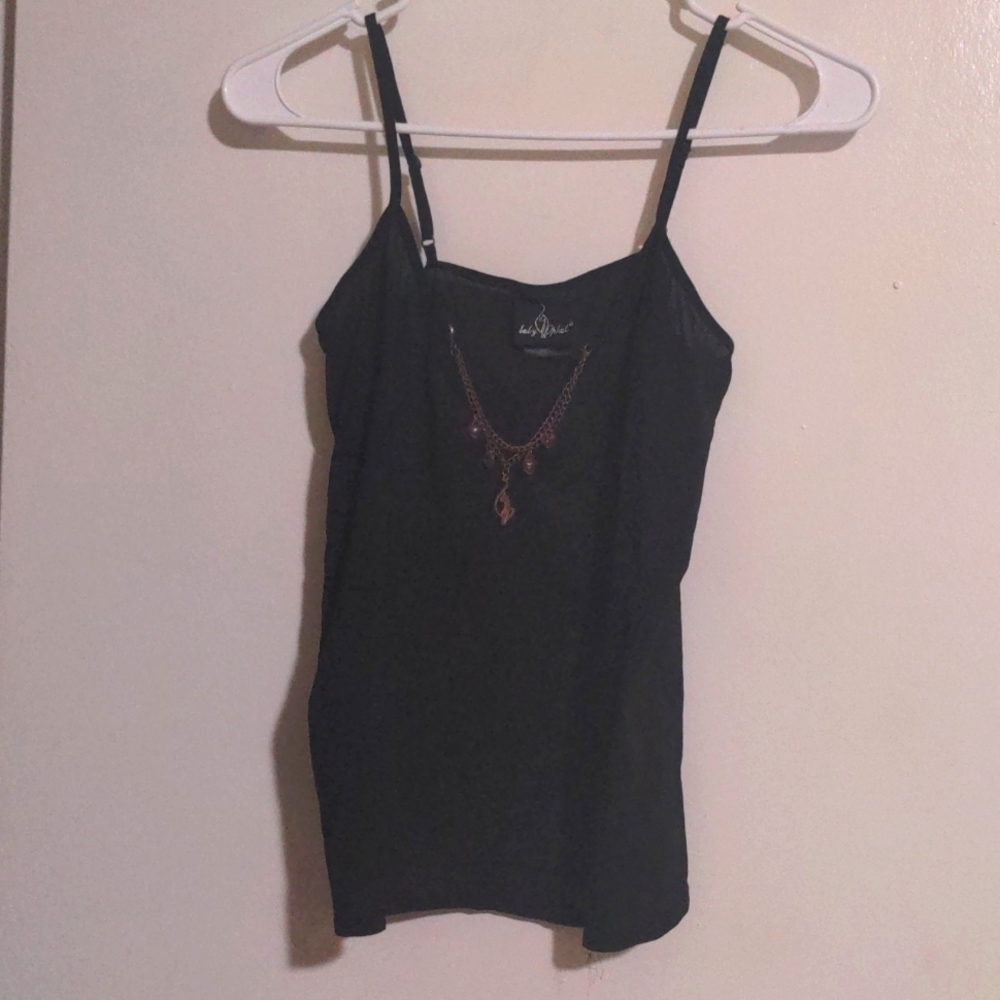Baby Phat Top Black Sheer Camisole